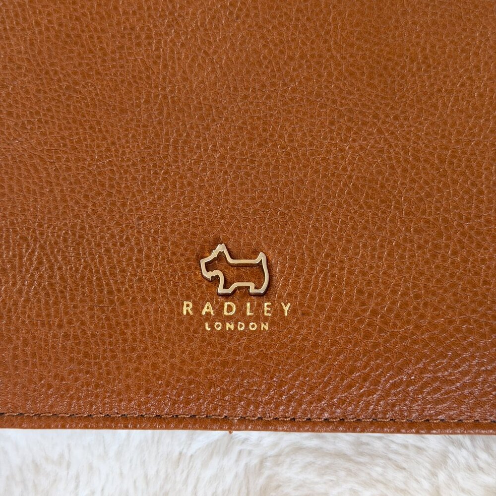 Radley London POCKETS Honey Brown Leather Small Crossbody Bag - Picture 4 of 14